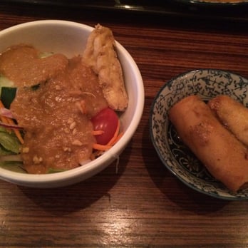 Klong - Green Salad and Taro Spring Rolls - Thai Near Me - New York, New York Klong - Green Salad and Taro Spring Rolls - Thai Near Me - New York, New York