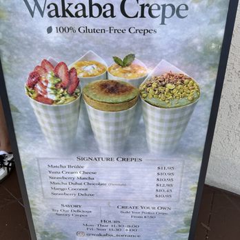 Wakaba Crepe - Menu - signature - Creperies Near Me - Torrance, California Wakaba Crepe - Menu - signature - Creperies Near Me - Torrance, California