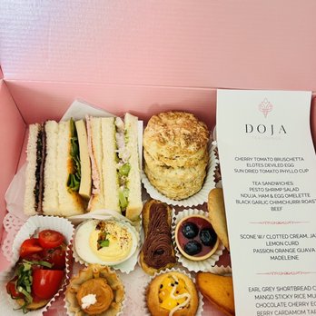 DOJA Tea Lounge - Tea Time Pack- takeout afternoon tea! - Desserts Near Me - Tualatin, Oregon