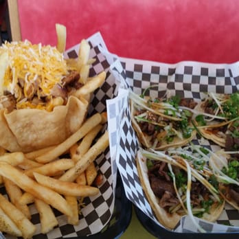 Bom Bom Grill - Kookoo fries and beef teriyaki tacos - Asian Fusion Near Me - Bellflower, California Bom Bom Grill - Kookoo fries and beef teriyaki tacos - Asian Fusion Near Me - Bellflower, California