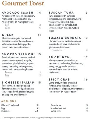Menu photo 3 Toastique Stone Harbor, NJ Menu photo 3 Toastique Stone Harbor, NJ