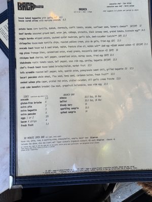 Menu photo 6 Bacari Beverly Hills Beverly Hills, CA