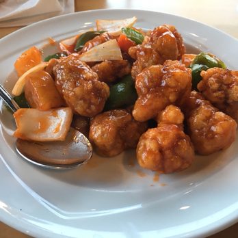 The 6 Cafe & Restaurant - Sweet and Sour Pork; Over $1 per morcel if you feel ambitious to empty your wallet! - Chinese Near Me - Markham, Ontario The 6 Cafe & Restaurant - Sweet and Sour Pork; Over $1 per morcel if you feel ambitious to empty your wallet! - Chinese Near Me - Markham, Ontario