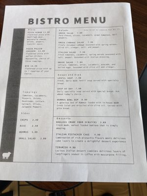 Menu photo 2 Bistro M Georgetown, KY