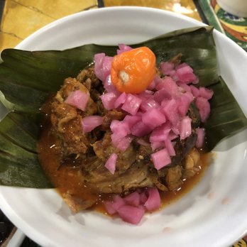 Chichen Itza Restaurant - Cochinita Pibil (comes with rice, beans, tortillas) - Mexican Near Me - Los Angeles, California