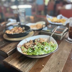 CT Cantina & Taqueria - Rice Bowl with: chicken, shrimp & fish