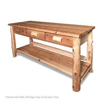 LogHeads Home Center - 3 Drawer Sofa Table - Furniture Stores Near Me - Lancaster, Kentucky LogHeads Home Center - 3 Drawer Sofa Table - Furniture Stores Near Me - Lancaster, Kentucky