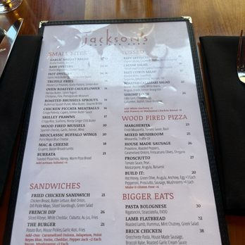 Jackson's Bar and Oven - Menu - Comfort Food Near Me - Santa Rosa, California Jackson's Bar and Oven - Menu - Comfort Food Near Me - Santa Rosa, California