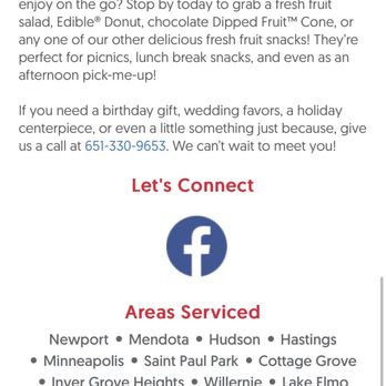 Edible Arrangements - Per their website, this specific store services Minneapolis! - Gift Shops Near Me - Woodbury, Minnesota
