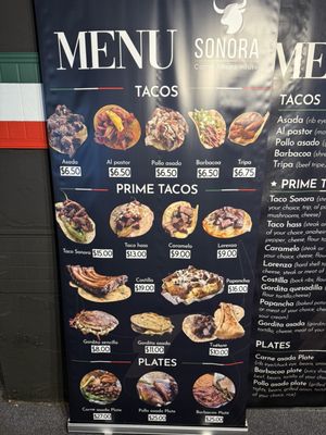 Menu photo 3 Sonora Auburn, WA