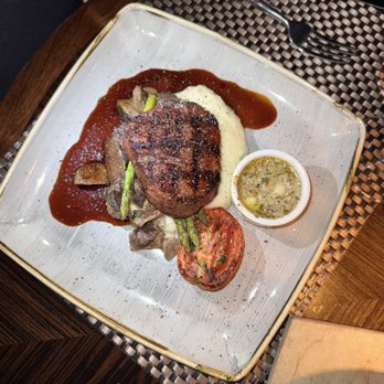 Six Seven Restaurant - Roquefort Crusted Filet of Beef* - New American Near Me - Seattle, Washington