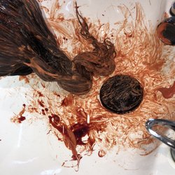 Altered Images Color Salon & Day Spa - Hair getting dyed and toned lol