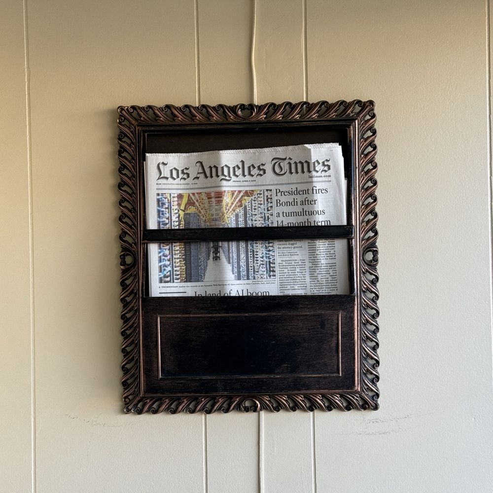 Wilde's - La Times with headline President fires Bondi - Diners Near Me - Los Angeles, California Wilde's - La Times with headline President fires Bondi - Diners Near Me - Los Angeles, California