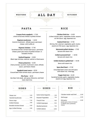 Menu photo 5 Westend Grill House Woodbridge, ON Menu photo 5 Westend Grill House Woodbridge, ON
