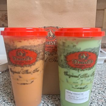 Cha Tra Mue - Thai tea and green milk tea - Coffee & Tea Near Me - Vancouver, British Columbia