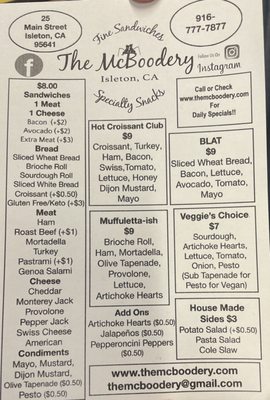 The McBoodery by null