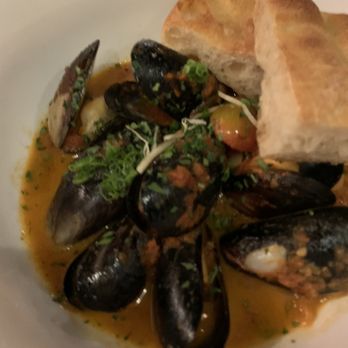 Pa’La Downtown - Mussels with an excellent red reduction sauce I could have had more of these for sure! - Mediterranean Near Me - Phoenix, Arizona