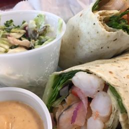 Cajun Shrimp Wrap