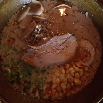 Ramen Jin - Spicy miso with pork belly. - Ramen Near Me - Houston, Texas Ramen Jin - Spicy miso with pork belly. - Ramen Near Me - Houston, Texas