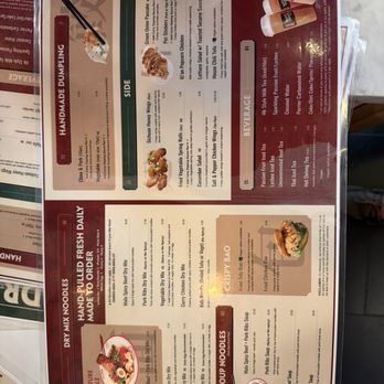 Biang Biang Noodles - Menu - Noodles Near Me - Seattle, Washington