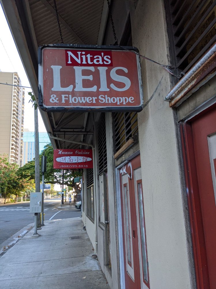 NITA’S LEIS & FLOWER SHOPPE 40 Photos & 32 Reviews 59 N Beretania St, Honolulu, Hawaii