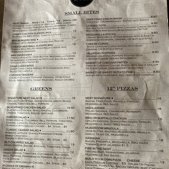 The Nest Bar & Eatery - the menu - Sports Bars Near Me - Chicago, Illinois The Nest Bar & Eatery - the menu - Sports Bars Near Me - Chicago, Illinois