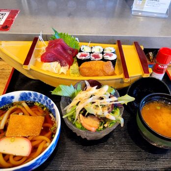Furusato Sushi - Udon and sashimi lunch combo - Japanese Near Me - Honolulu, Hawaii Furusato Sushi - Udon and sashimi lunch combo - Japanese Near Me - Honolulu, Hawaii