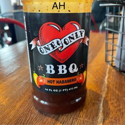 One & Only BBQ - Hot ass BBQ Sauce. I like it!