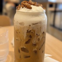 Maple pecan latte (fall seasonal flavor) Maple pecan latte (fall seasonal flavor)