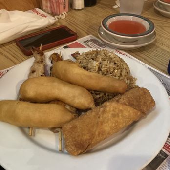 Hong Kong Island - Combo dinner chicken fingers and chicken teriyaki $12.95 - Chinese Near Me - Rockland, Maine