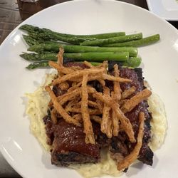 T'd OFF - Meat loaf.  Really good, although the glaze is really sweet.