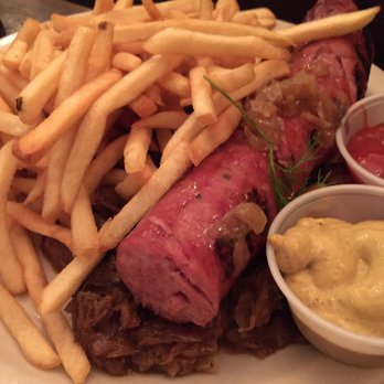 Karczma - Grilled kielbasa $11 - delicious! - Polish Near Me - Brooklyn, New York