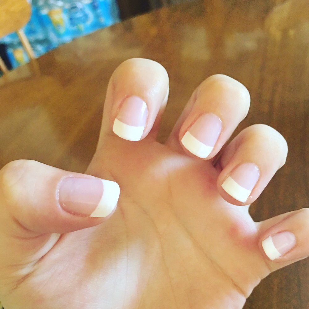 Kristy's Nails - Removed acrylic nails and got a manicure with French tips - Nail Salons Near Me - Ojai, California