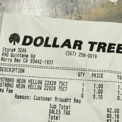 Dollar Tree - Why am I getting charged a bag fee for bringing my own bag????