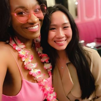 Elite Event: Pink Party at PostScript - Foodie beauties Ann L, and Brittany H. - Yelp Events Near Me - Houston, Texas