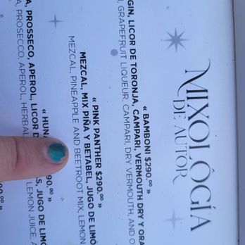 Balabamba Beach Club - Drink menu - Restaurants Near Me - Tulum Beach, ROO