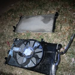 Jones & Family Mobile Mechanic and Handyman - Radiator replacement new and old radiator