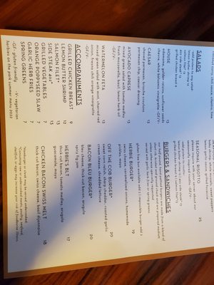 Menu photo 8 Herbie's On The Park Saint Paul, MN