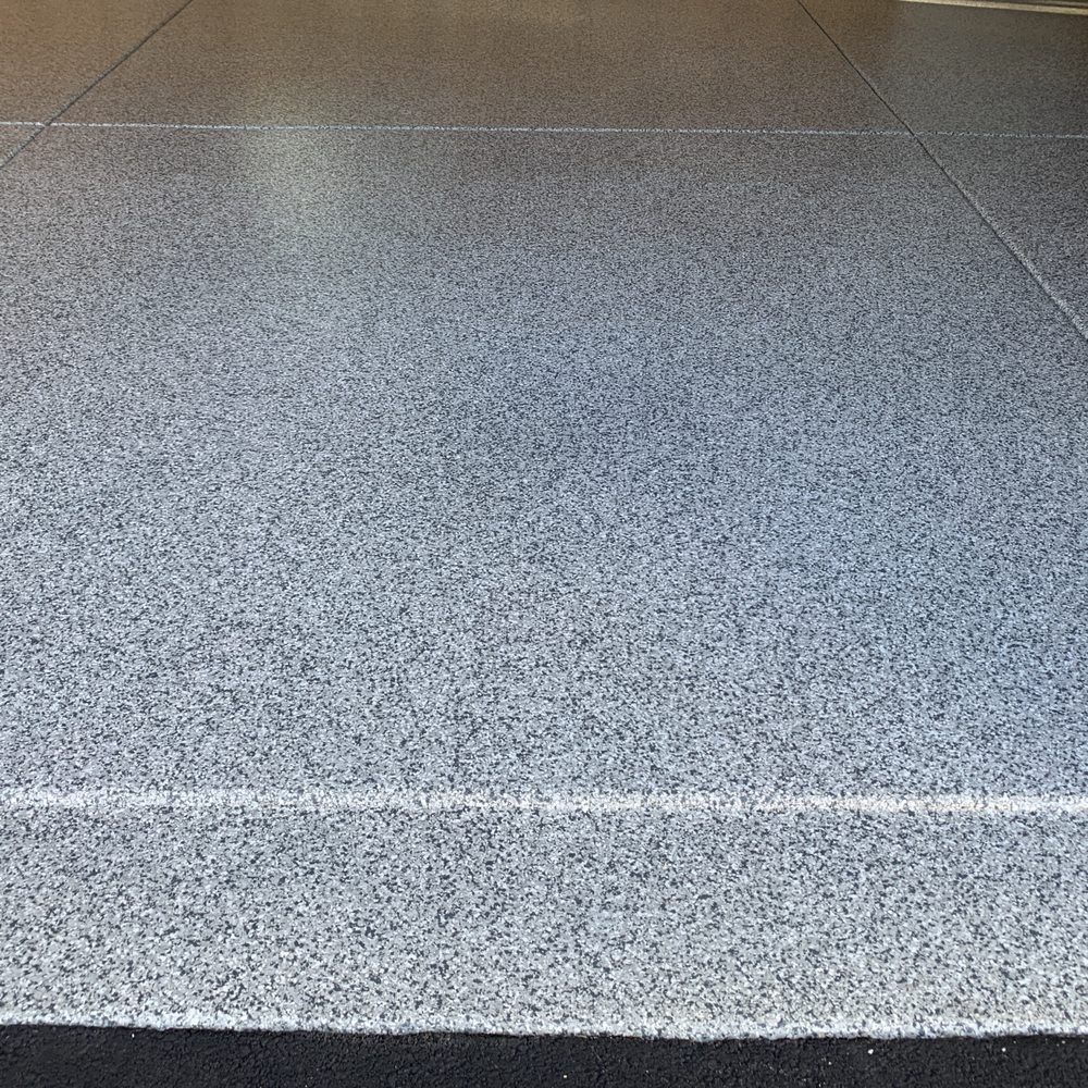 Magic Poxy - "Gravel" color floor. - Flooring Near Me Magic Poxy - "Gravel" color floor. - Flooring Near Me