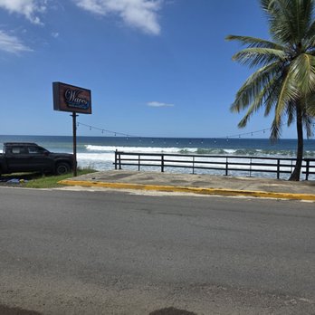 Waves - View - Seafood Near Me - Aguada, Puerto Rico Waves - View - Seafood Near Me - Aguada, Puerto Rico