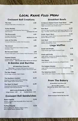 Menu photo 2 Local Krave San Diego, CA Menu photo 2 Local Krave San Diego, CA