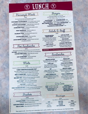 Menu photo 7 Billy's Cafe Omaha, NE