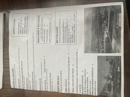 Menu photo 7 Silver Spur Mount Vernon, OR