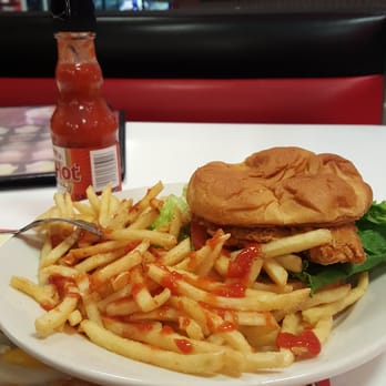 Steak ’n Shake - Spicy Chicken sandwich with fries, $3.99!!!! - American Near Me - Lawrenceville, Georgia Steak ’n Shake - Spicy Chicken sandwich with fries, $3.99!!!! - American Near Me - Lawrenceville, Georgia