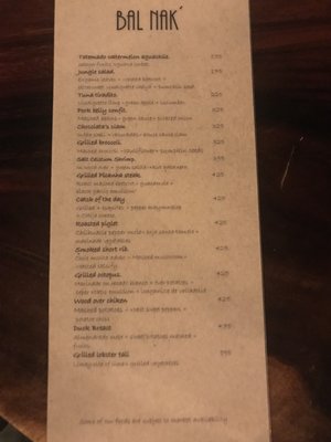 Menu photo 4 BAL NAK' Tulum, ROO