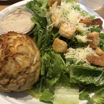 Koco's Pub - 11 oz. Broiled Crab Cake Platter with Caesar Salad - Pubs Near Me - Baltimore, Maryland Koco's Pub - 11 oz. Broiled Crab Cake Platter with Caesar Salad - Pubs Near Me - Baltimore, Maryland