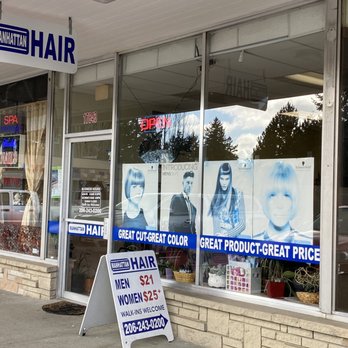 Manhattan Hair - The front - Men's Hair Salons Near Me - Normandy Park, Washington Manhattan Hair - The front - Men's Hair Salons Near Me - Normandy Park, Washington