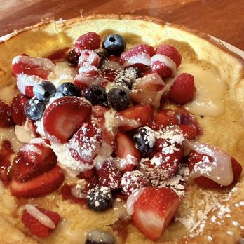 TRUreligion Pancake & Steakhouse - Berry syrup and cream cheese topping - Steakhouses Near Me - Orem, Utah TRUreligion Pancake & Steakhouse - Berry syrup and cream cheese topping - Steakhouses Near Me - Orem, Utah