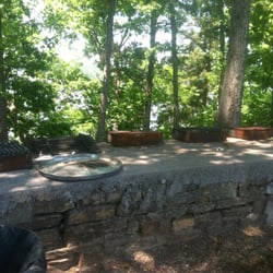 Cherokee Park - One of the grilling areas with the older $10 a day picnic pavilion rentals. These are at the far end of the park.