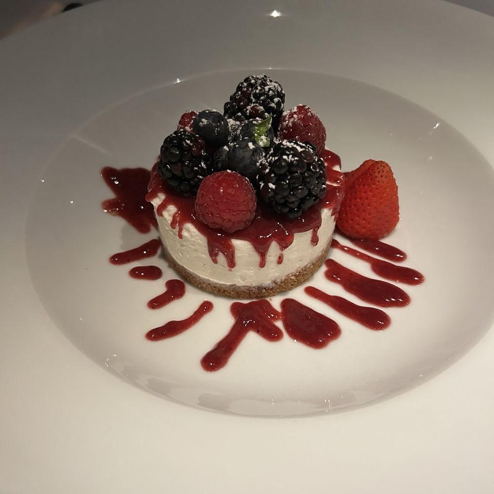 Zucca - Ricotta Cheesecake and Berries - Italian Near Me - Coral Gables, Florida Zucca - Ricotta Cheesecake and Berries - Italian Near Me - Coral Gables, Florida